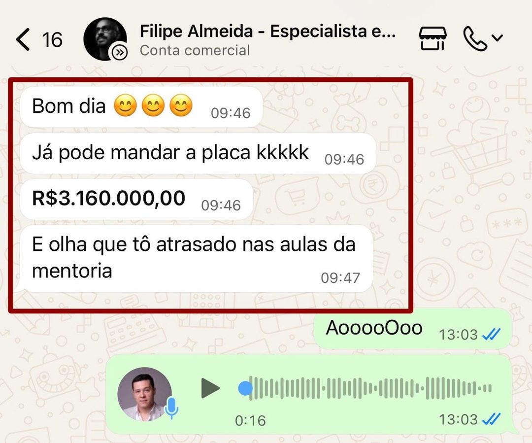 Depoimento de aluno 2