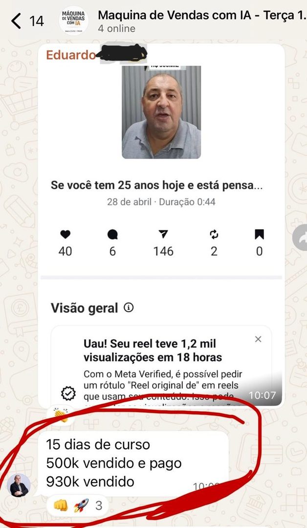 Depoimento de aluno 9