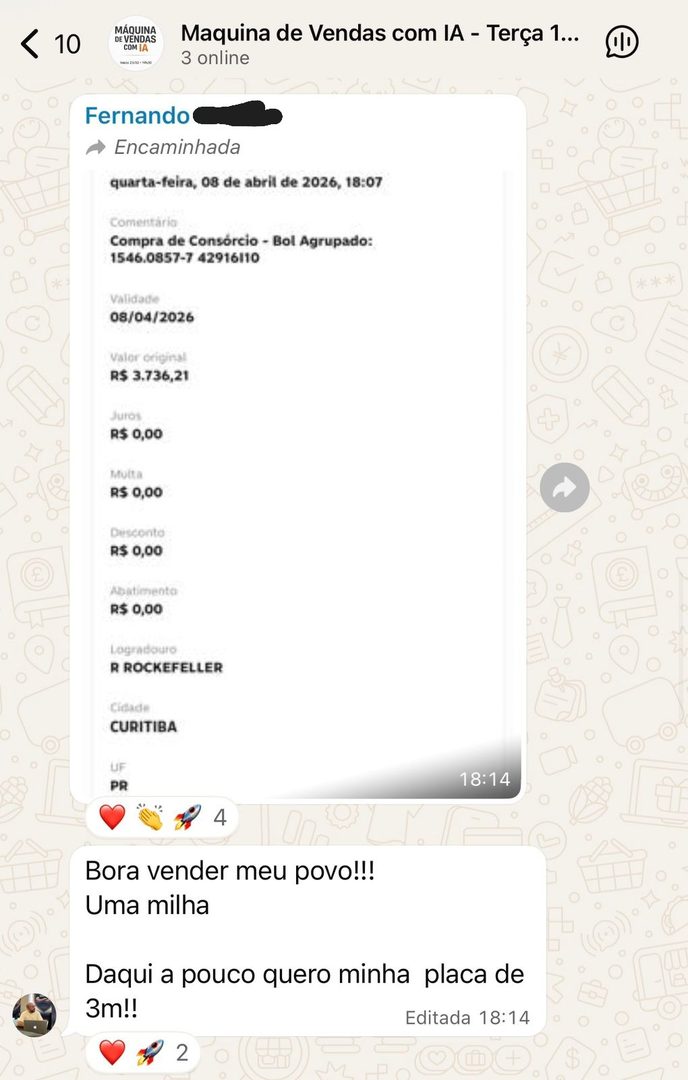 Depoimento de aluno 12