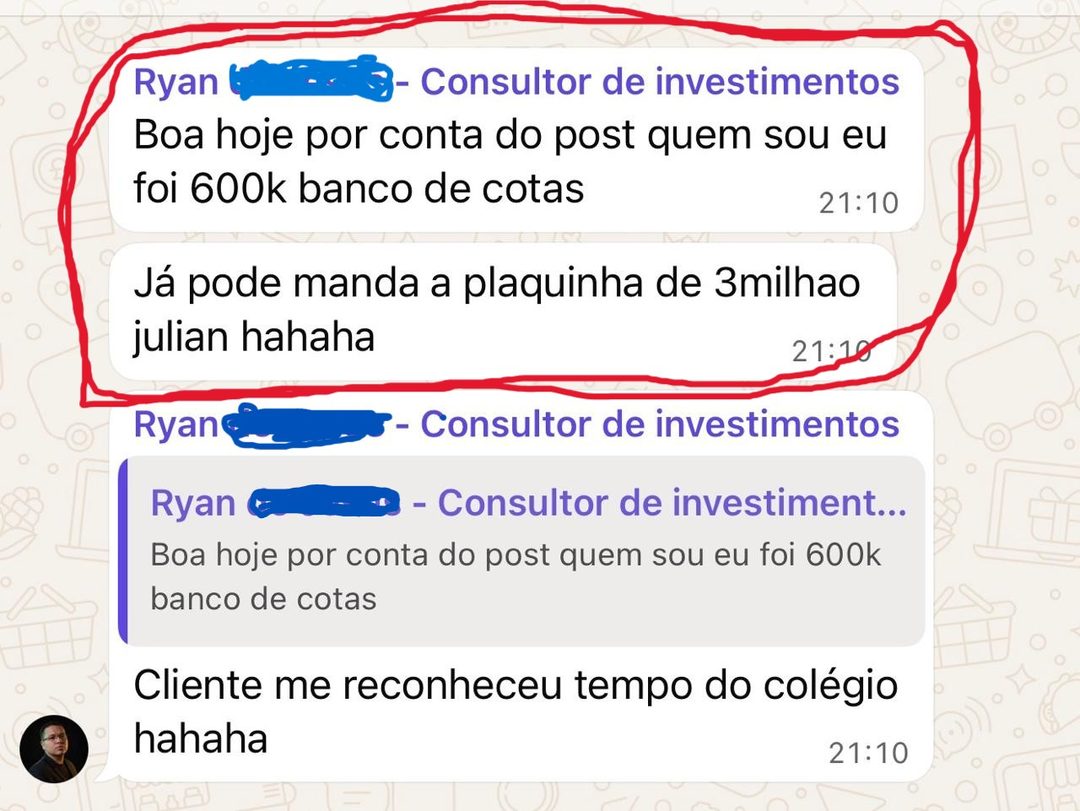 Depoimento de aluno 18